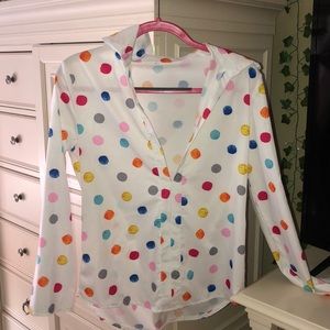 colorful dotted long sleeve